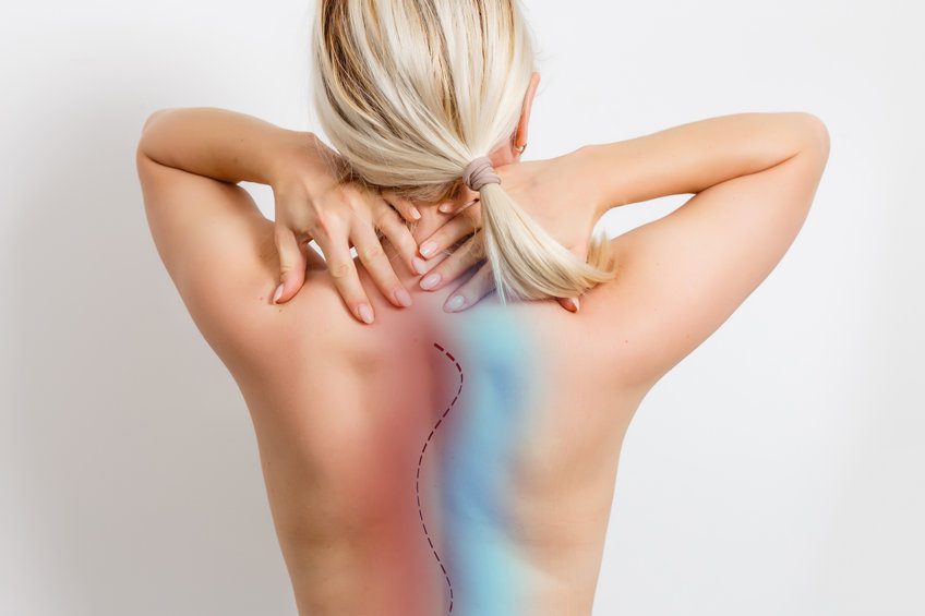 women Back neck pain